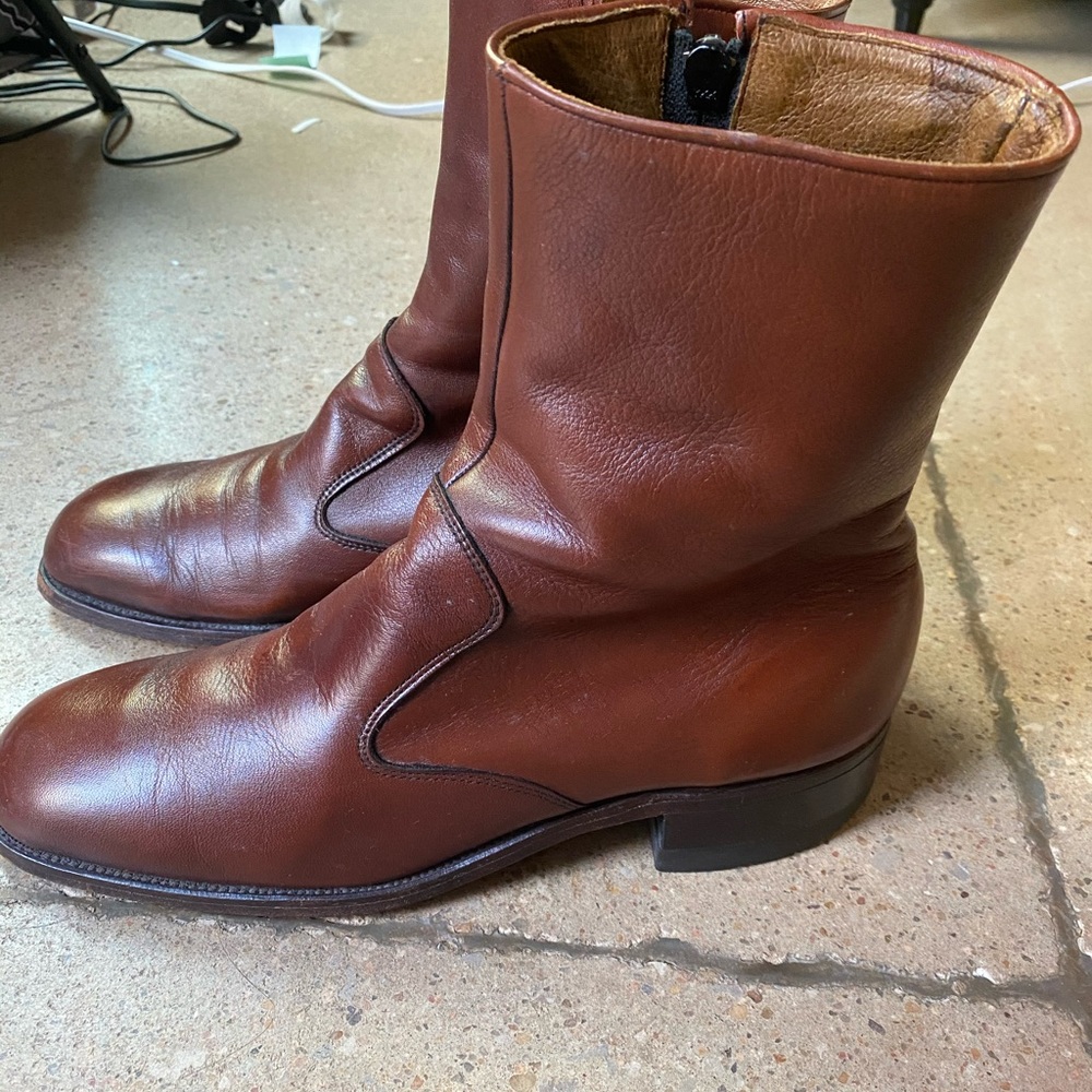Genuine leather boots